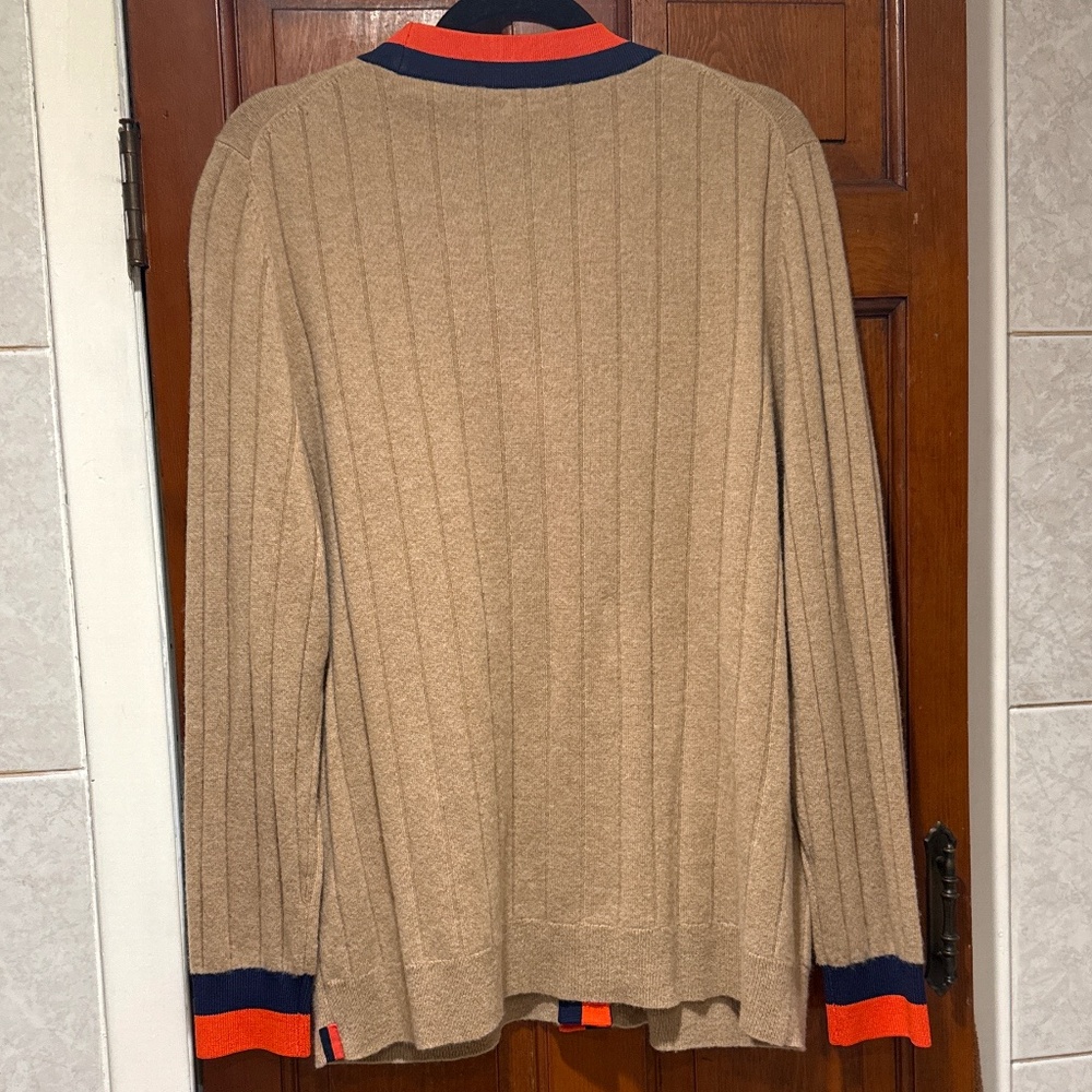 The Sinclair Cashmere Ribbed Cardigan - Picture 6 of 7